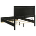 Black Caraway 5-piece California King bedroom furniture set by CoasterEveryday, including bed frame and matching bedroom pieces.