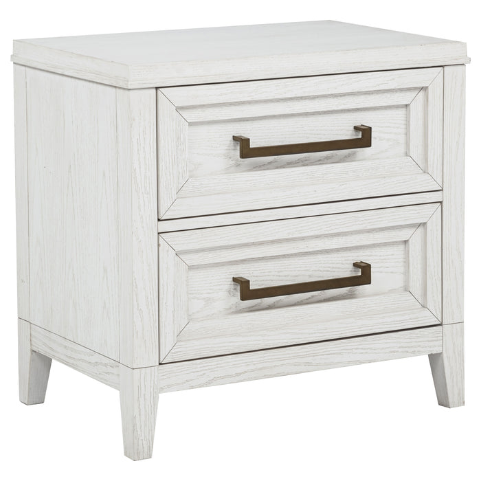 Marielle 4-piece Eastern King Bedroom Set Distressed White