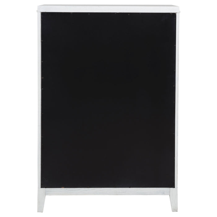 Marielle 5-drawer Bedroom Chest Distressed White
