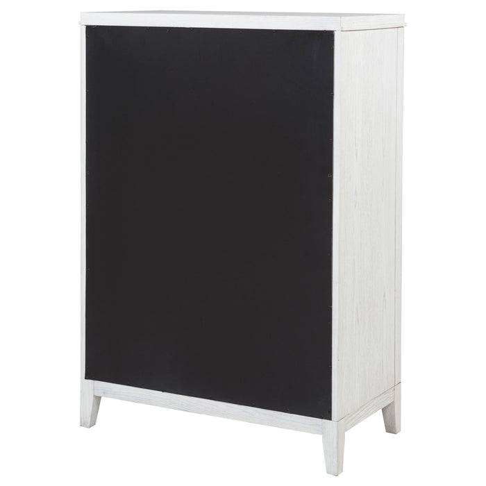 Marielle 5-drawer Bedroom Chest Distressed White
