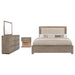 Kenora 4-piece Eastern King bedroom set by CoasterEveryday featuring barley brown finish and modern furniture design.