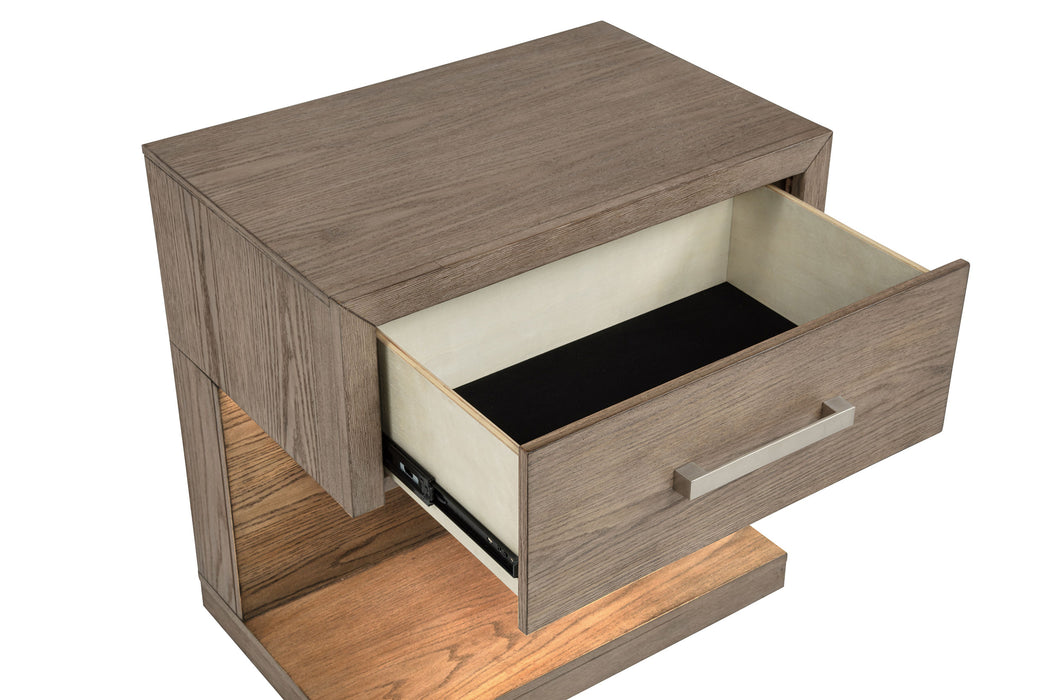 Kenora 4-piece California King bedroom set by CoasterEveryday in barley brown finish, includes bed frame, dresser, mirror, and nightstands.