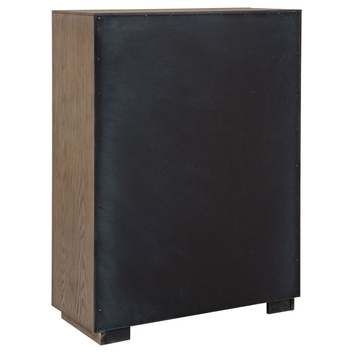 Kenora 5-drawer Bedroom Chest Barley Brown