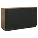 California King bedroom set by CoasterEveryday featuring ash brown finish, includes bed frame, nightstands, and dresser.
