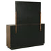 Ash brown Terrace 6-drawer dresser with matching mirror, modern furniture piece by CoasterEveryday showing drawers and mirror frame.