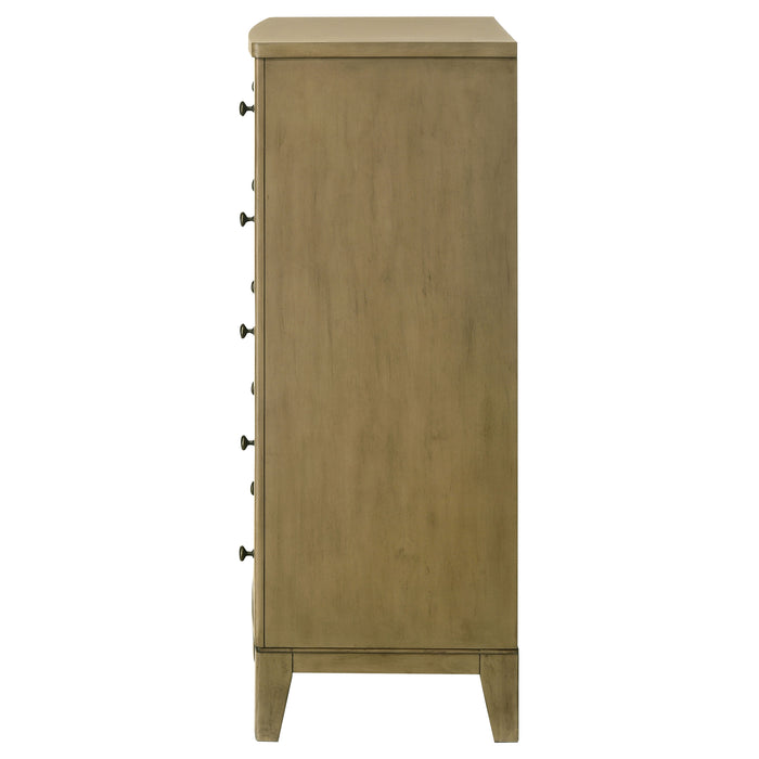 Granada 5-drawer bedroom chest of drawers in natural pine wood, CoasterEveryday furniture with a sturdy design
