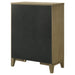 Natural pine Granada 5-drawer bedroom chest of drawers by CoasterEveryday, showcasing a sturdy furniture piece with five spacious drawers.