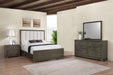 CoasterEveryday Gran Park California King bedroom furniture set with dark cocoa finish, including bed, dresser, and side tables.