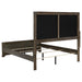 Dark cocoa Gran Park 4-piece California King bedroom furniture set by CoasterEveryday, including bed frame, nightstands, and dresser.