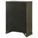 Dark cocoa Gran Park 5-drawer bedroom chest of drawers by CoasterEveryday, showing sleek design and five spacious drawers.