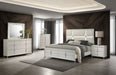 Olivia 5-piece California King bedroom set in elegant pearl white, includes bed frame and matching furniture by CoasterEveryday.