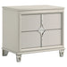 Olivia 5-piece California King bedroom set in pearl white with bed frame, nightstands, and dresser from CoasterEveryday.