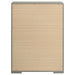Grey high gloss 5-drawer bedroom chest of drawers by CoasterEveryday, showing sleek modern furniture with smooth finish.