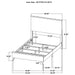 Natural pine queen bedroom set by CoasterEveryday featuring a bed frame, two nightstands, a dresser, and a chest in a 5-piece furniture set