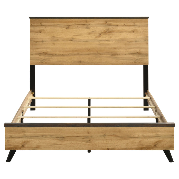 Kaywood 52-inch Queen Panel Bed Natural Pine