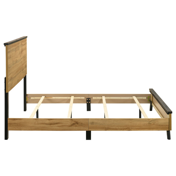 Kaywood 52-inch Queen Panel Bed Natural Pine