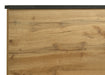 Natural pine Kaywood 4-piece twin bedroom set with bed frame, dresser, nightstands, and mirror from CoasterEveryday.