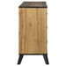 Natural pine Kaywood 6-drawer dresser cabinet with sleek design and sturdy construction, ideal for bedroom storage.