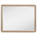 Light elm Ladera dresser mirror from CoasterEveryday, showcasing a sleek, modern furniture piece with a clear reflective surface.