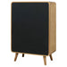 Robyn 5-drawer bedroom chest of drawers in light ash wood, modern furniture by CoasterEveryday, with sleek design and metal handles.