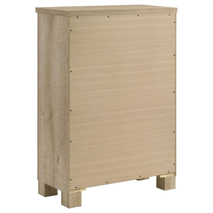 Oakglen 5-piece Eastern King Bedroom Set Weathered Oak