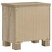 Weathered oak Oakglen 5-piece California King bedroom furniture set by CoasterEveryday, including bed frame and matching pieces.