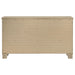Weathered Oak Oakglen 6-drawer bedroom dresser by CoasterEveryday showing wood grain and modern furniture design