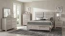 CoasterEveryday Farre 2-drawer nightstand bedside table in washed grey finish