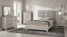 CoasterEveryday Farre 2-drawer nightstand bedside table in washed grey finish