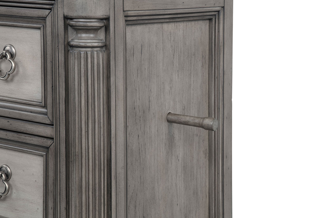 Cresswell 5-piece California King Bedroom Set Taupe