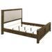 Rustic brown Doherty 4-piece California King bedroom furniture set by CoasterEveryday, including bed frame and matching pieces.