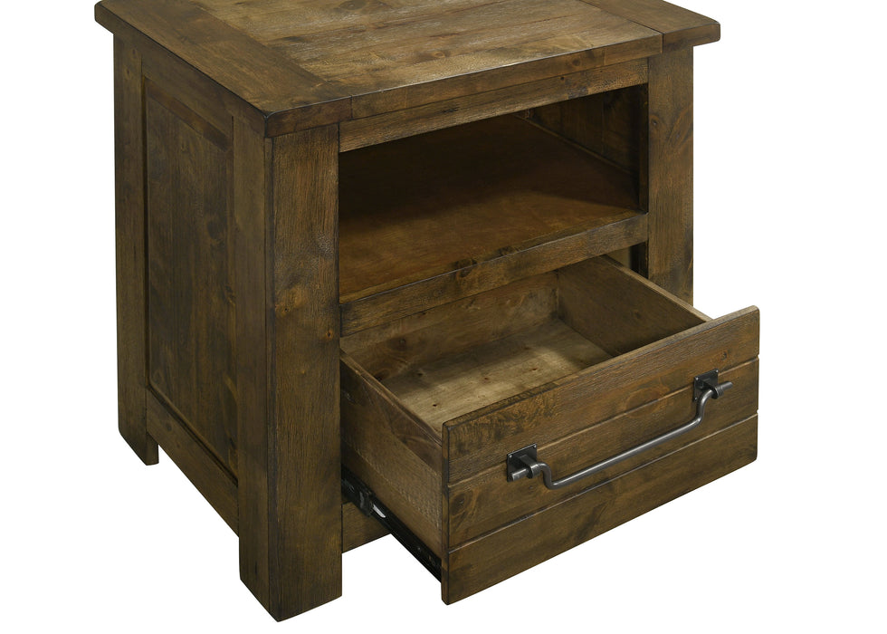 Doherty 4-piece Queen Bedroom Set Rustic Brown
