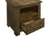 Rustic brown Doherty 4-piece queen bedroom set by CoasterEveryday, includes bed frame, nightstands, and dresser shown in the image.