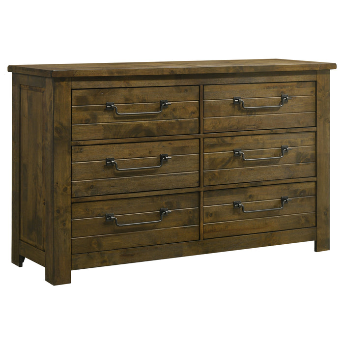 Doherty 5-piece Queen Bedroom Set Rustic Brown