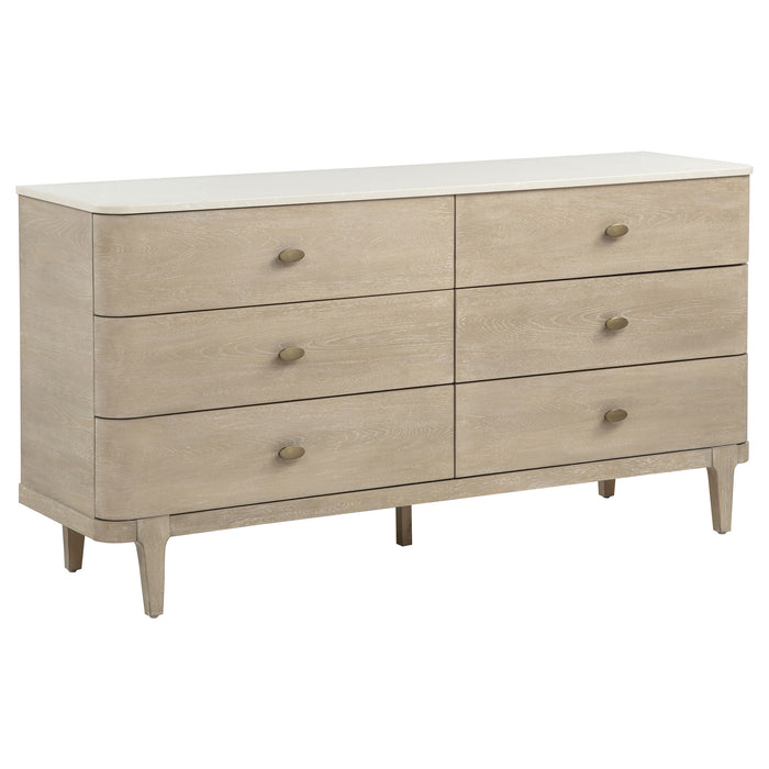 Lucaire 5-piece California King Bedroom Set Sandstone