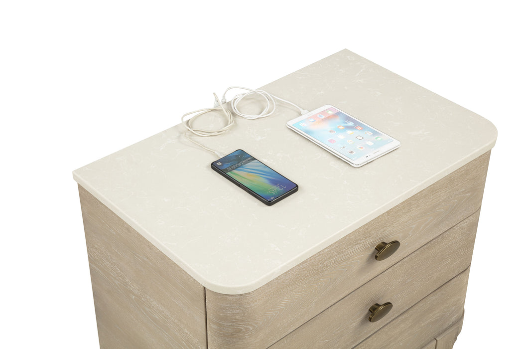 Lucaire 5-piece California King Bedroom Set Sandstone