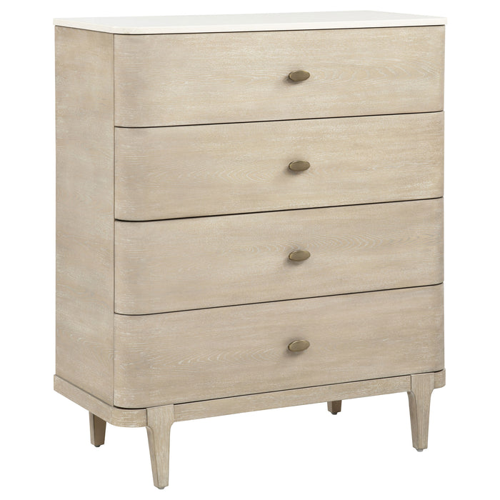Lucaire 5-piece Queen Bedroom Set Sandstone