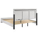 Viana 4-piece Eastern King bedroom set in white high gloss with touch-control LED lighting by CoasterEveryday