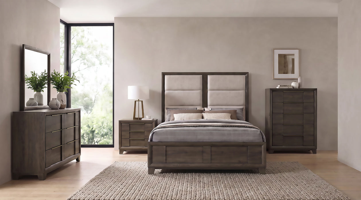 Farre Dresser Mirror Dark Brown