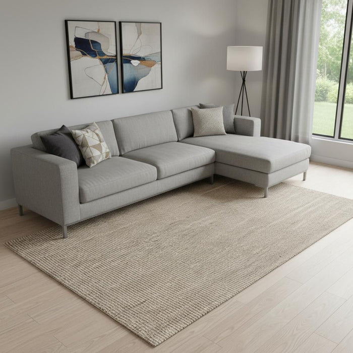 10' X 13' Jute Handmade Area Rug (684868) - Ivory