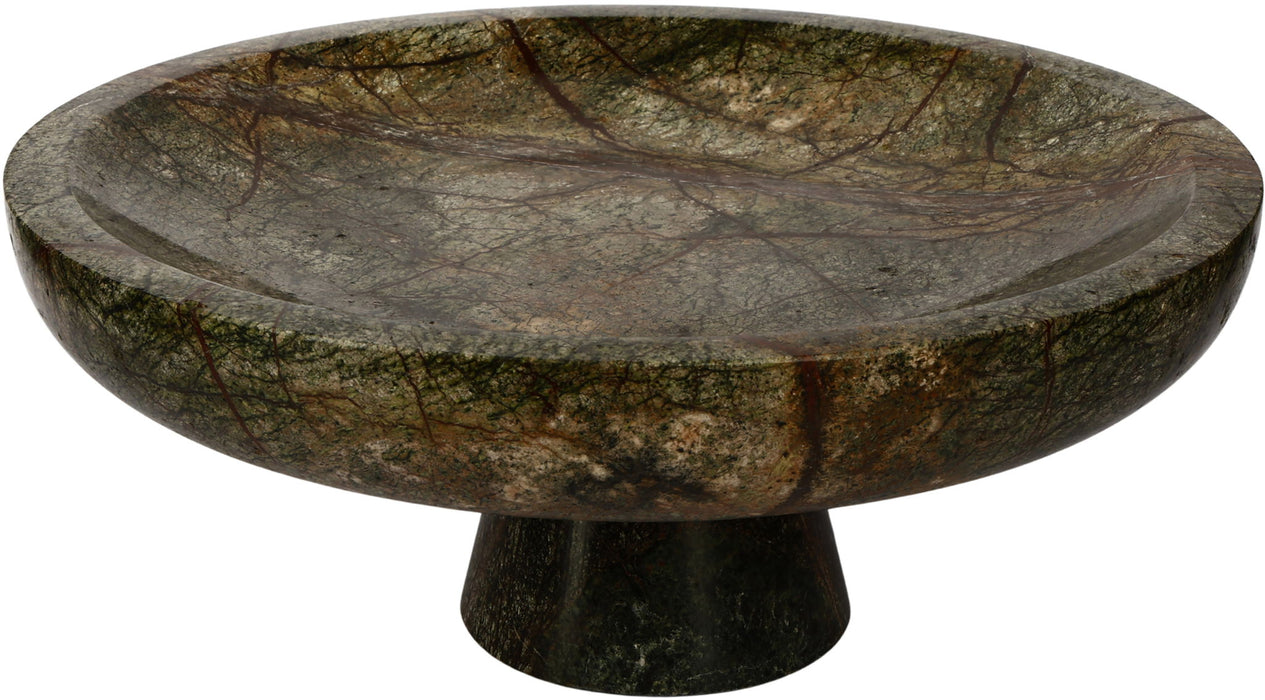 Simpson Genuine Marble Bowl by Meridian Furniture, elegant marble serving bowl with smooth finish and classic design.