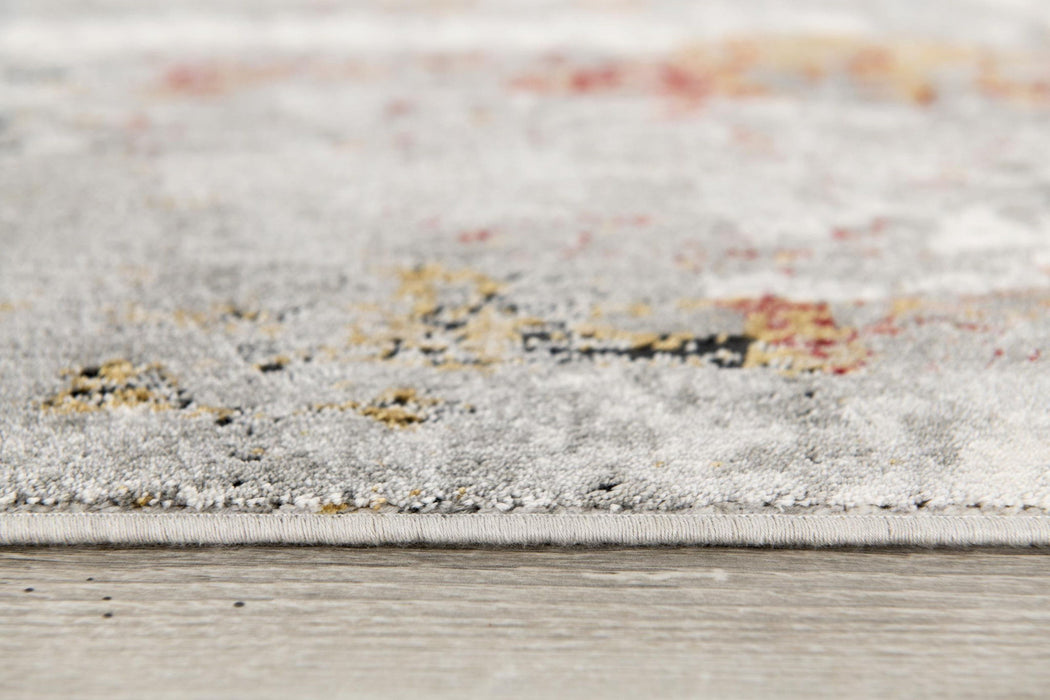 7' x 10' Abstract Pattern Area Rug - Gray