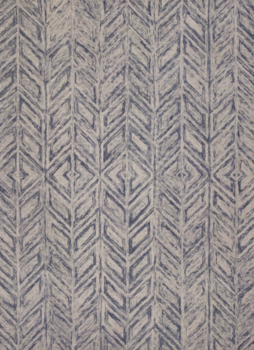 9' x 12' Wool Hand Tufted Area Rug - Blue And Beige