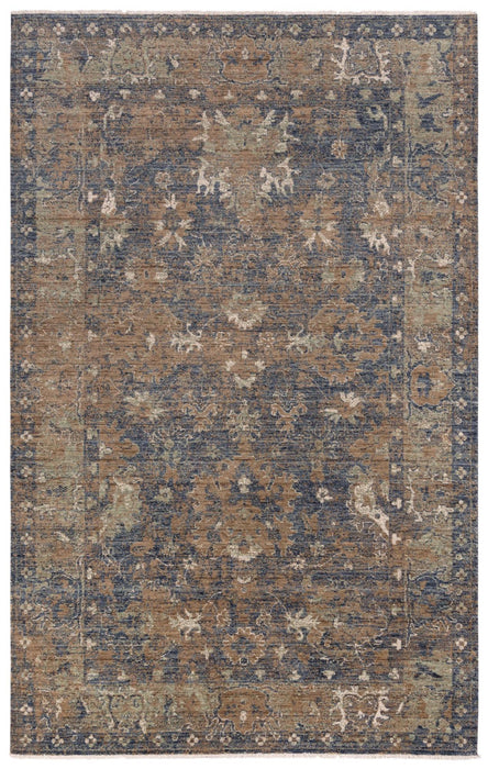 8' X 10' Wool Oriental Hand Carved Handmade Area Rug (747987) - Charcoal / Beige / Ivory