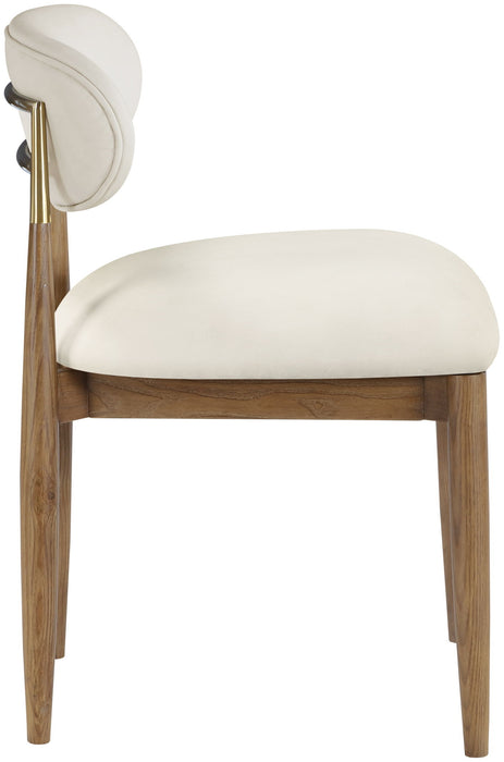 Riccio - Side Chair (Set of 2) - Walnut Frame