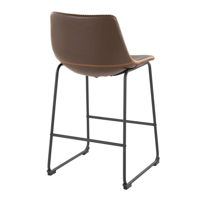 Duke - 26" Fixed-Height Stool - Black Metal