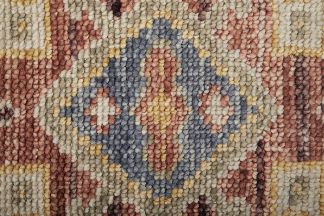 12' X 15' Oriental Hand Knotted Area Rug With Fringe - Red