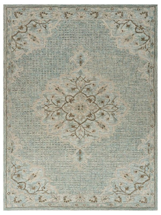 8' x 10' Wool Hand Tufted Area Rug - Blue