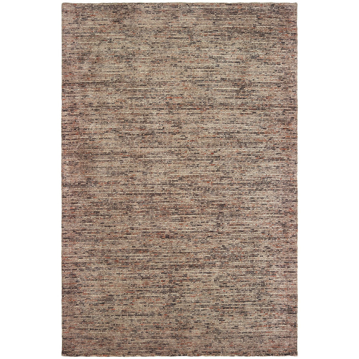 5' X 8' Hand Tufted Area Rug - Taupe And Pink