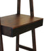 Giga ladder desk with natural wood finish, showcasing a stylish ladder-style computer desk with multiple shelves for storage.